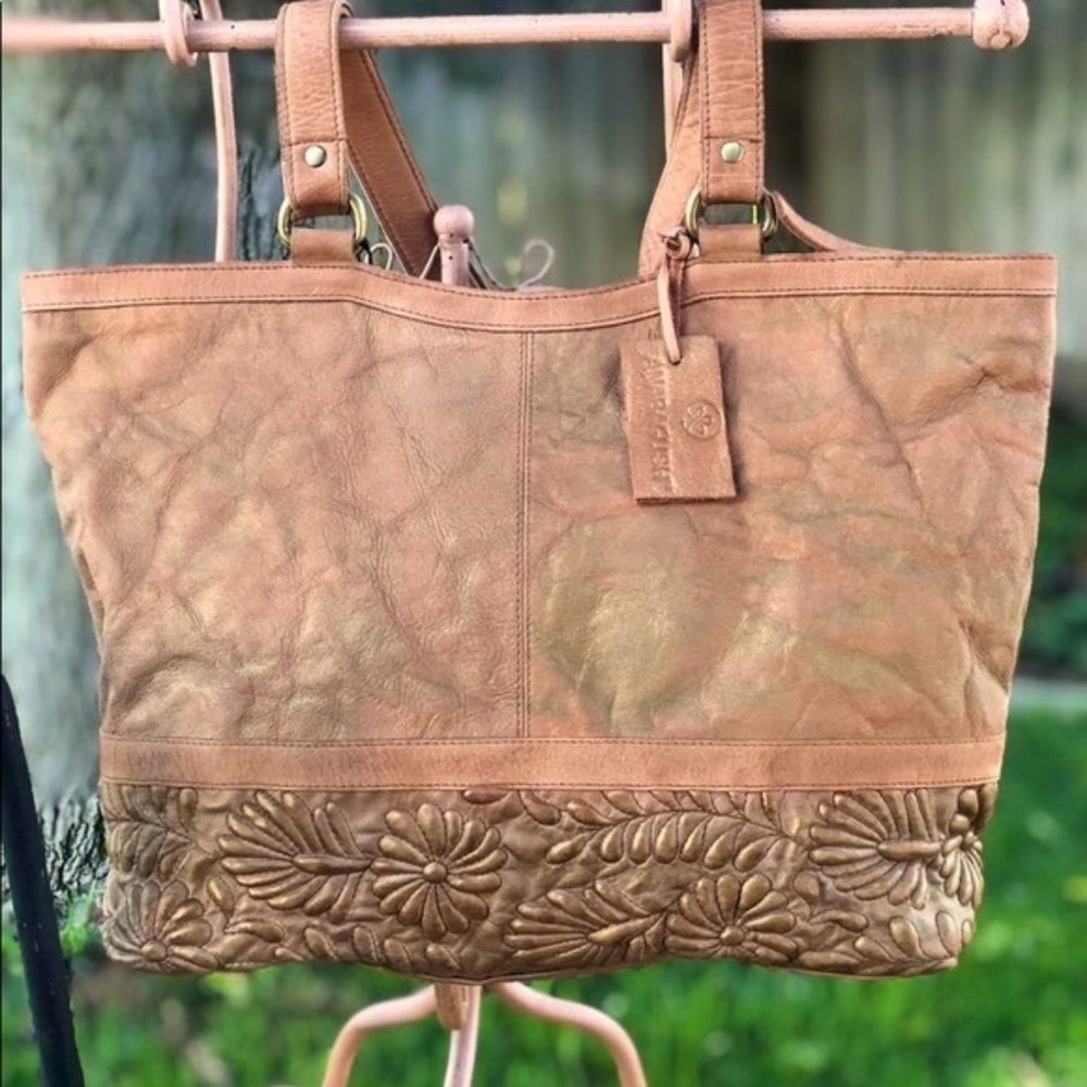 Anabaglish leather tote
